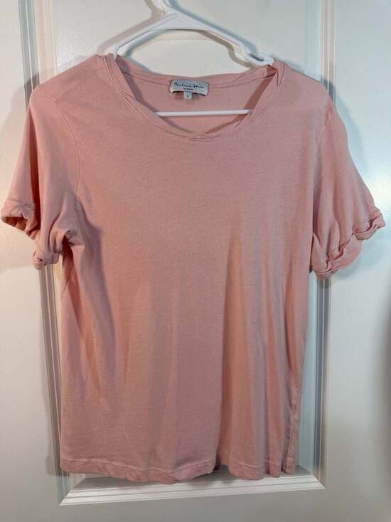 Michael Stars Tops - Michael Stars Women's Pink Cotton Short Sleeve Crew Neck T-Shirt Size S